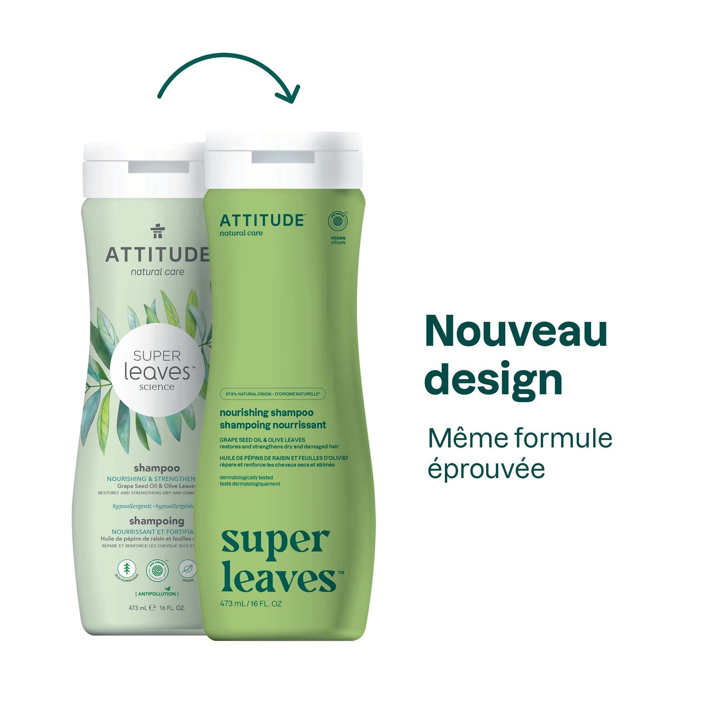 11093 ATTITUDE Super Leaves™ Shampoing nourrissant pour cheveux secs 11093_fr? - 473 mL -