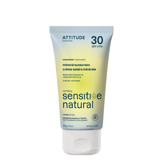 Crème solaire minérale peau sensible FPS 30
